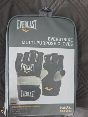 Everlast Everstrike Multi-Purpose Gloves — Black/Gray